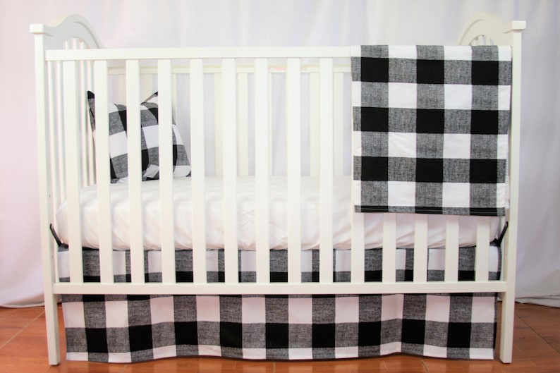 bumperless crib bedding