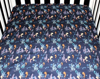 Seahorse cheap crib bedding
