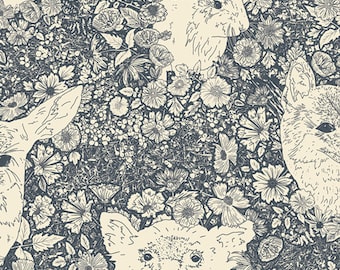 Wandering with Bear Fabric From Art Gallery Fabrics