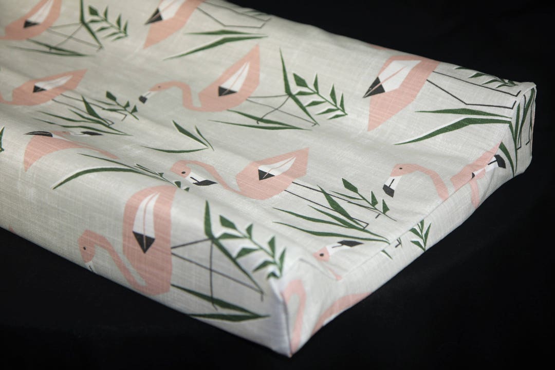 Changing Pad Cover Standard or IKEA Vadra Change Pad Flamingos Etsy