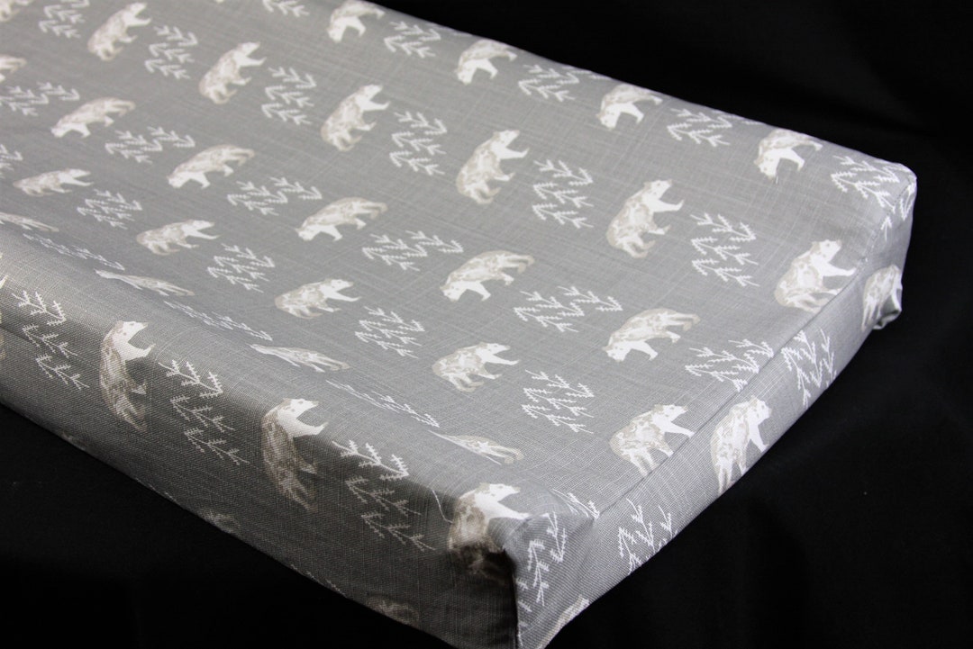 Standard Changing Pad Cover / IKEA Vadra Change Pad woodland Gray Bear
