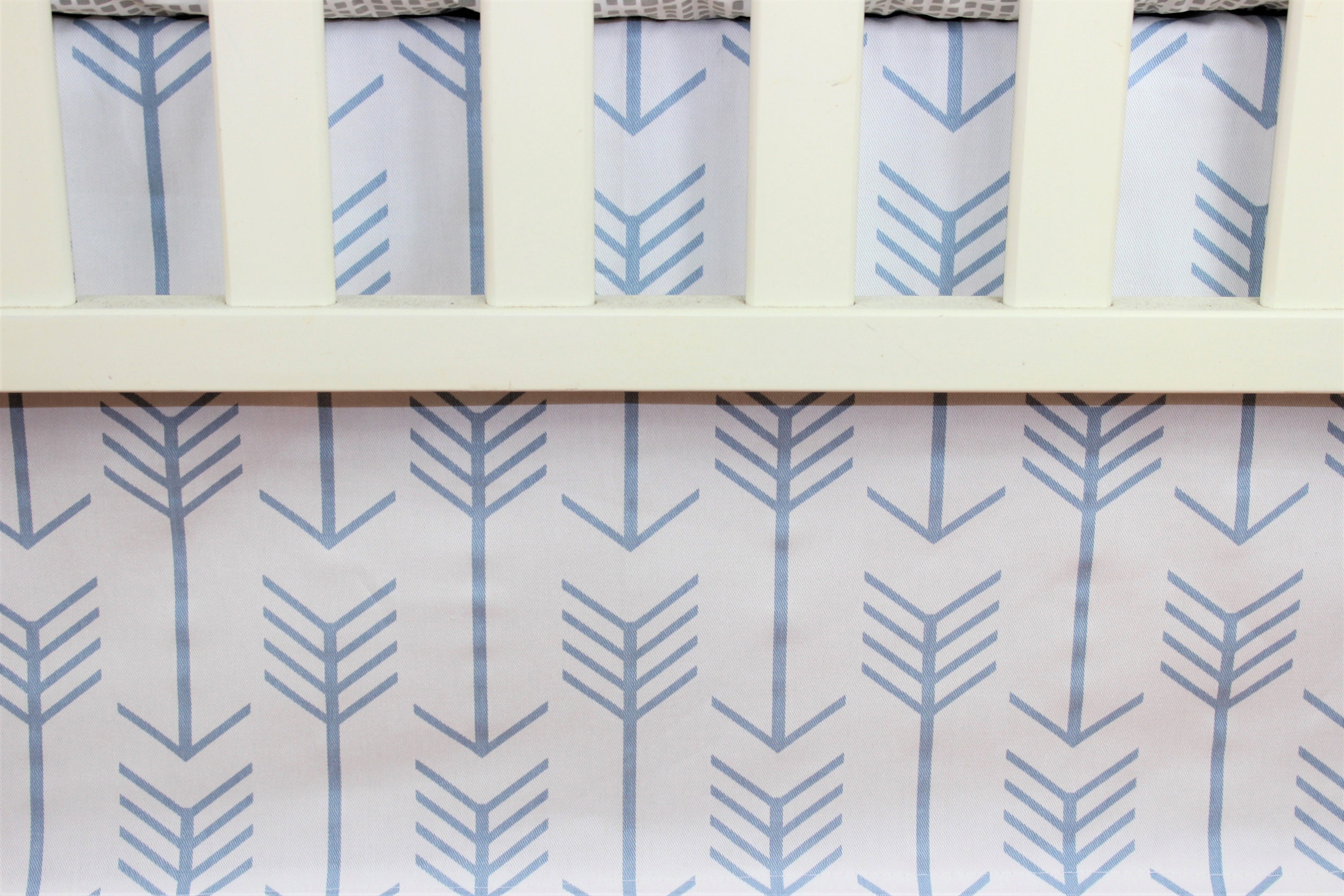 Crib Bedding Skirt / Mini Crib Skirt 