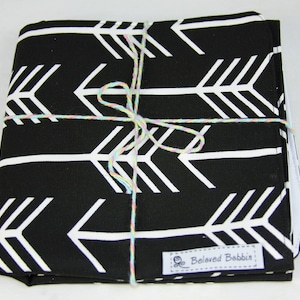 White And Black Arrow  Travel Changing Pad - Baby Changing Pad - Waterproof Changing Pad - Baby Accessories