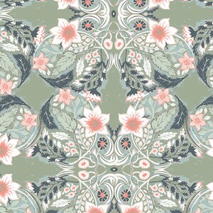Ornatile Vert Fabric From Art Gallery Fabrics