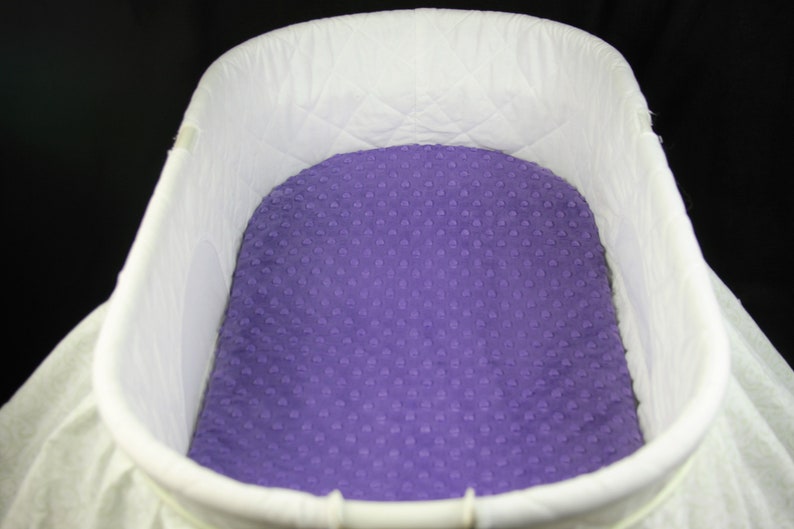Minky Bassinet Sheet Moses basket sheet Jewel Minky