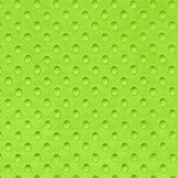 Cuddle Dimple -  Lime Minky Fabric From Shannon Fabrics