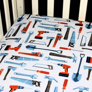 Minky Crib Sheet / Mini Crib Sheet / Pack N Play - Tools Minky