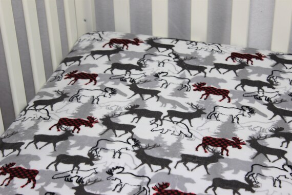 Minky Crib Sheet Mini Crib Sheet Pack N Play Woodland Minky
