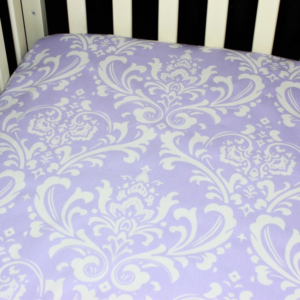 Damask Crib Bedding Etsy