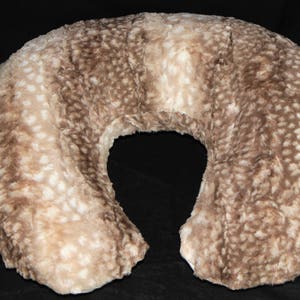 Minky Nursing Pillow Cover - Fawn Cappuccino Minky