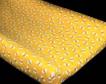 Changing Pad Cover Standard / IKEA Vadra Change Pad - Yellow Bumble Bees