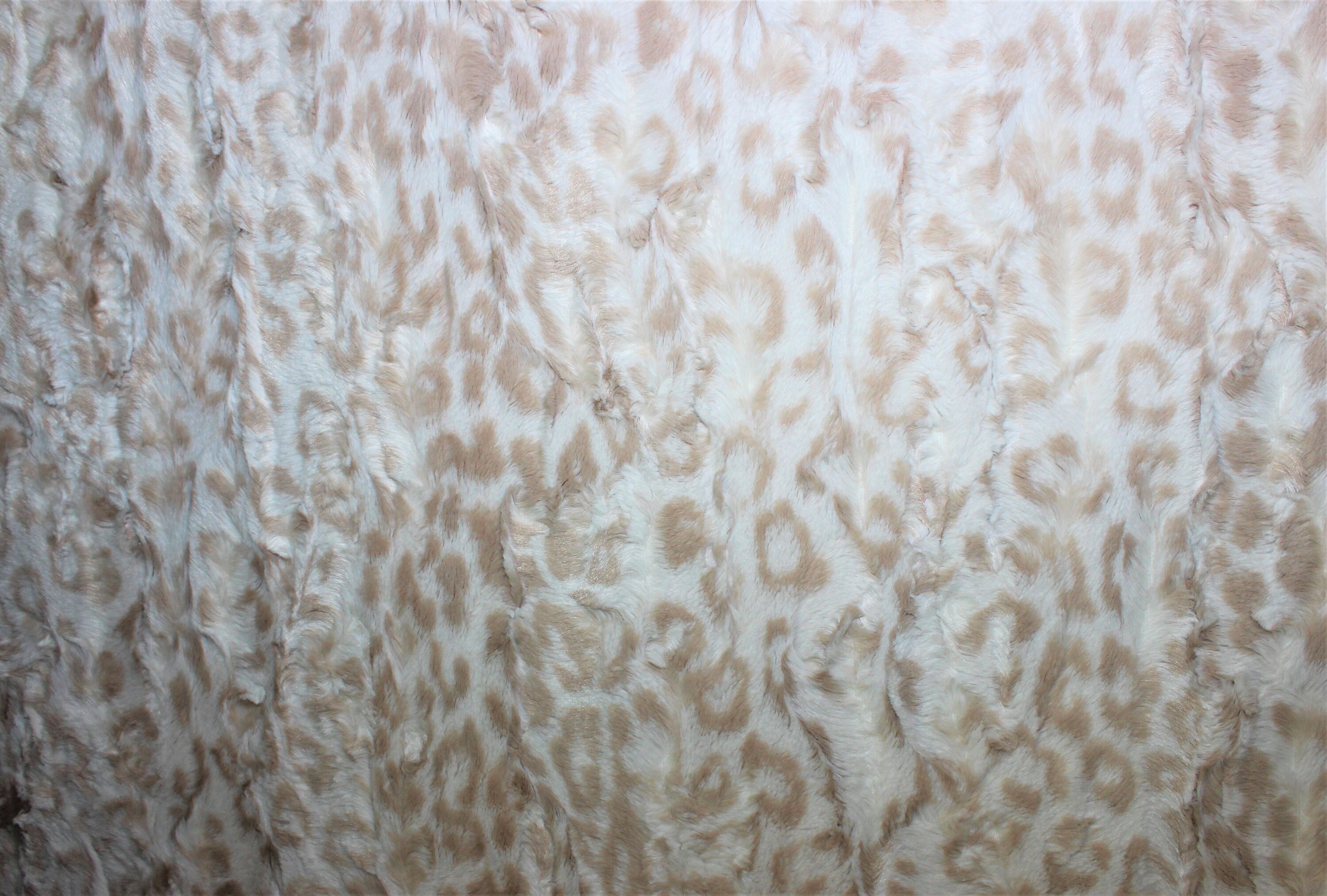 Luxe Minky Nursing Pillow Cover Beige Jaguar Minky
