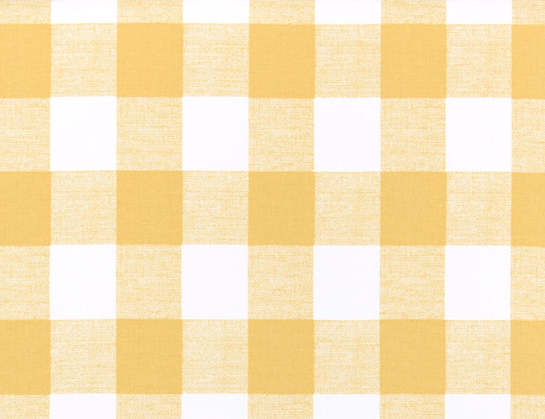 Crib Bedding Skirt / Mini Crib Skirt Yellow Buffalo Check Etsy