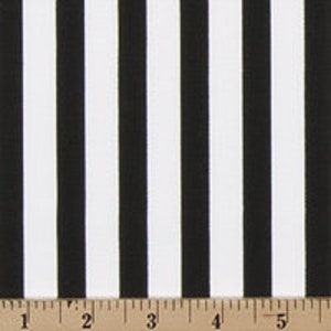 Curtain Panels - Basic Stripe Black