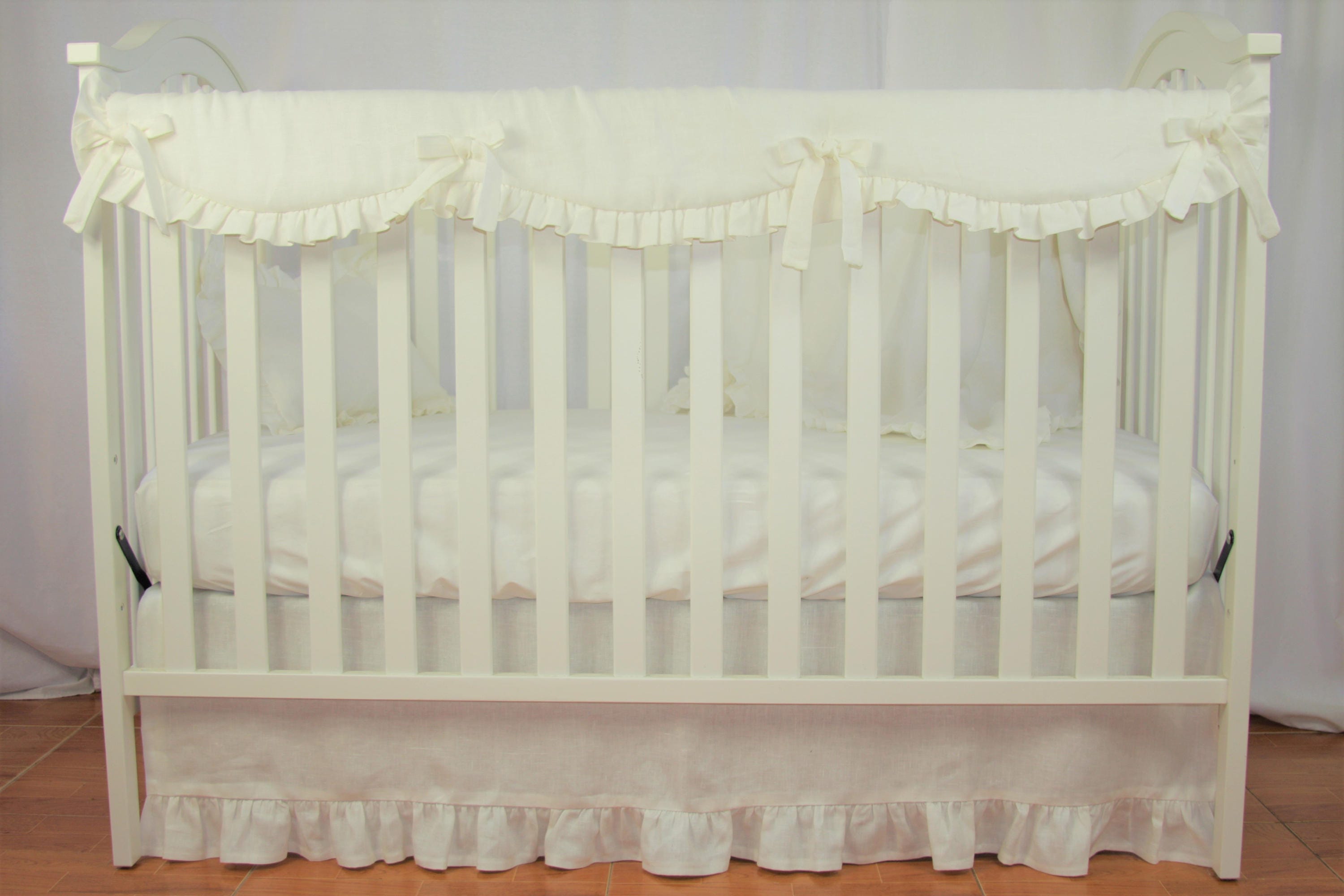 ivory crib bedding