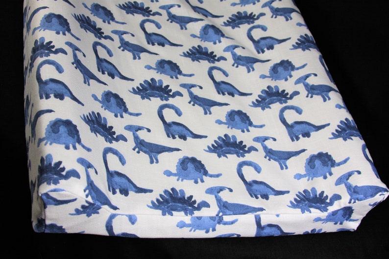 Changing Pad Cover Standard IKEA Vadra Change Pad Mini Blue Dinosaur