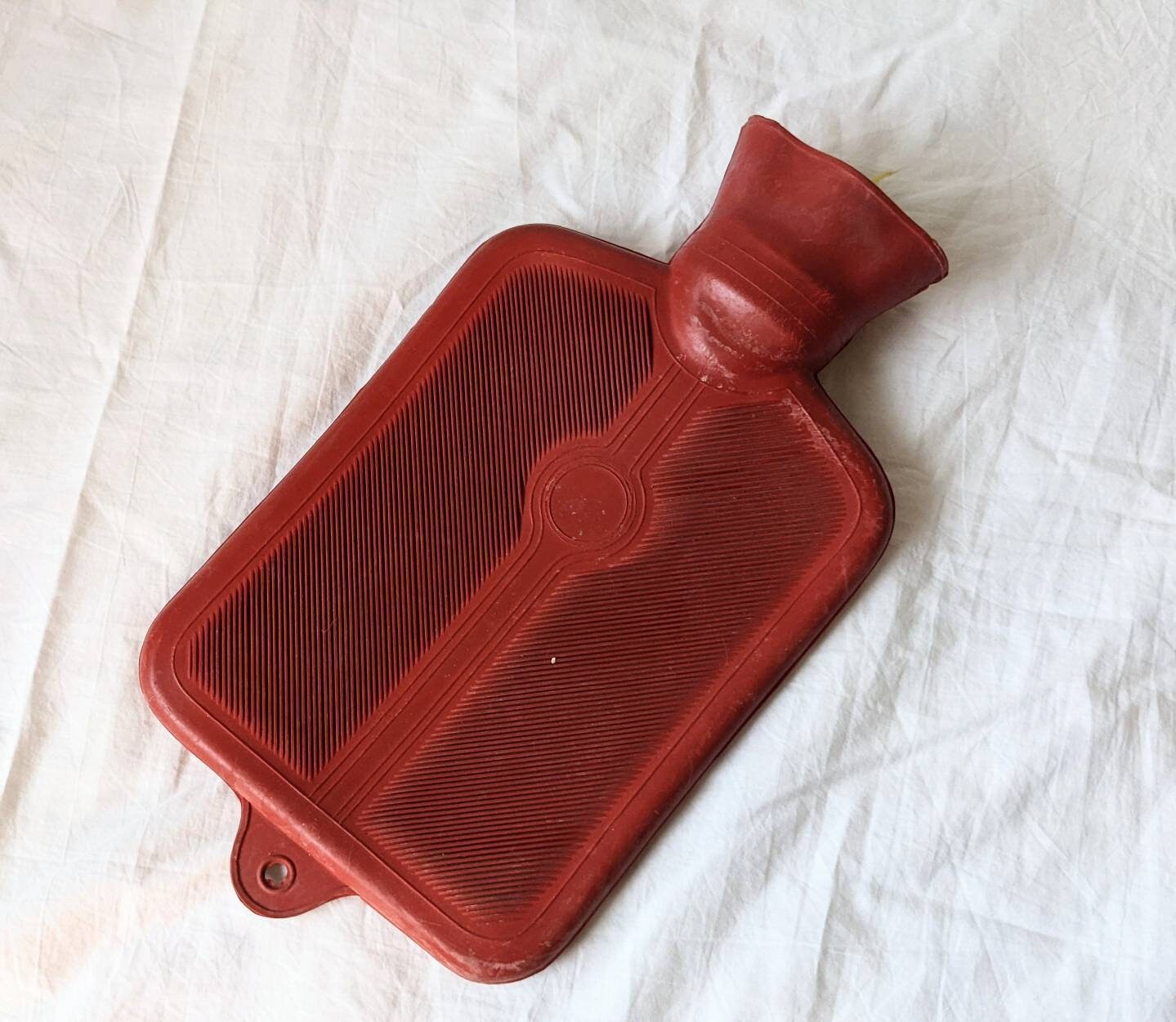 Rubber Hot Water Bottle with Fleece Cover - The Vermont Country Store