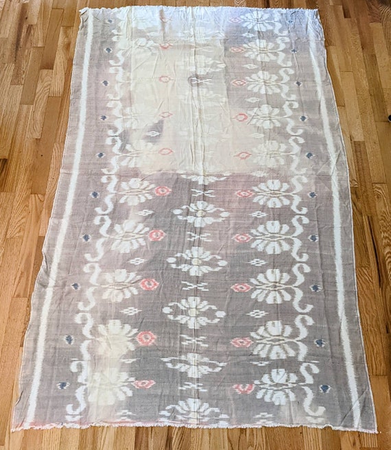 Antique Balinese ikat sarong 45 x 70 inch