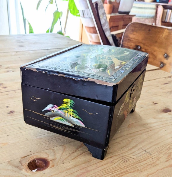 Vintage japanese lacquer box - Gem