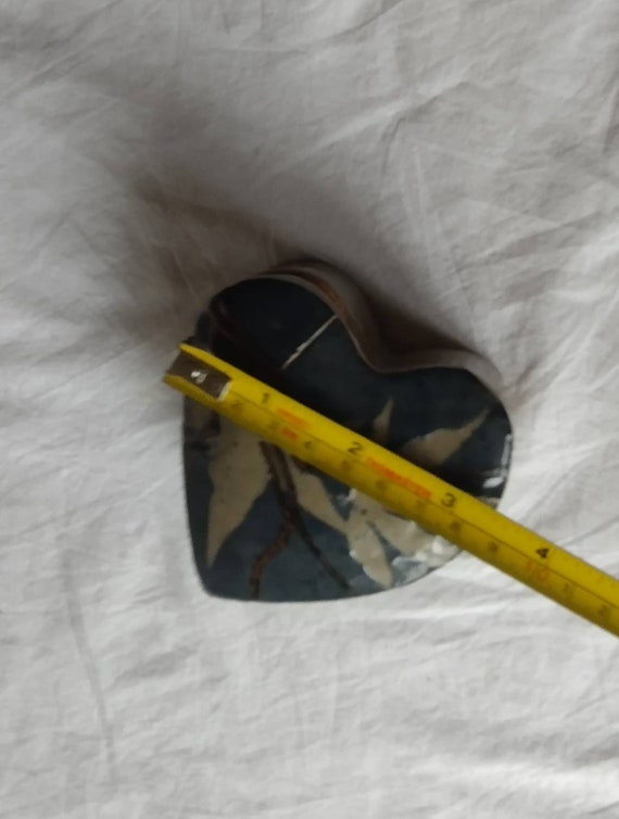 Artisan ceramic box heart shape - image 6