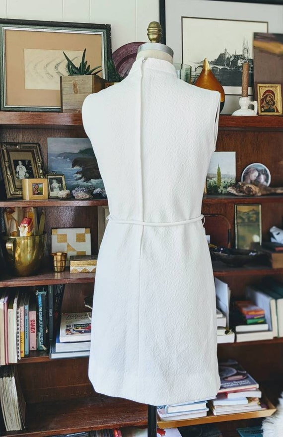 Sixties mod dress Bleeker Street polyester Small - image 5