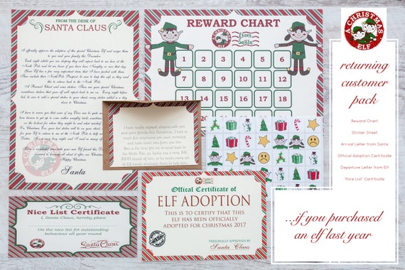 Elf Reward Chart