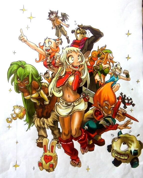 More Dofus Manga Markers Drawing Ink On A3 Paper