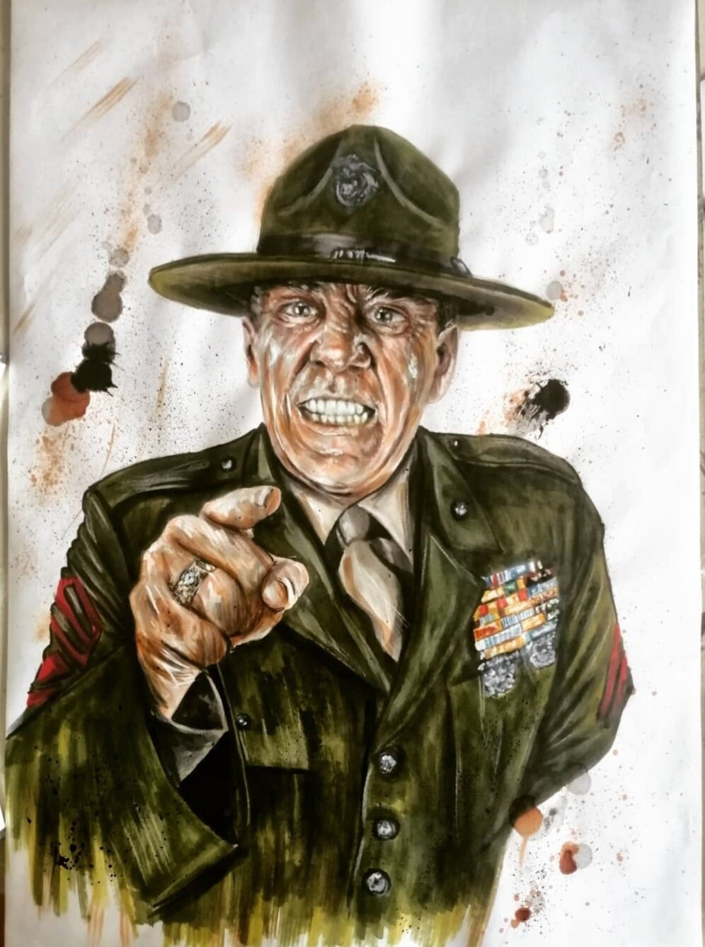 Sergent Hartman Full Metal Jacket Etsy
