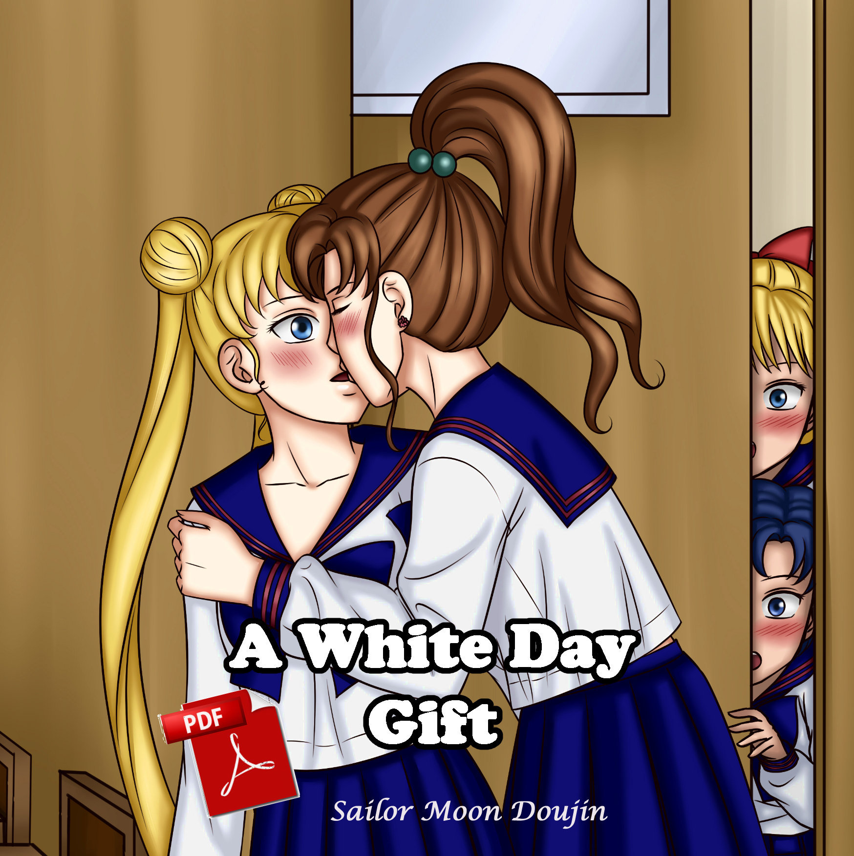 This is a shoujo ai fan made Sailor Moon manga (depicting lesbian interacti...