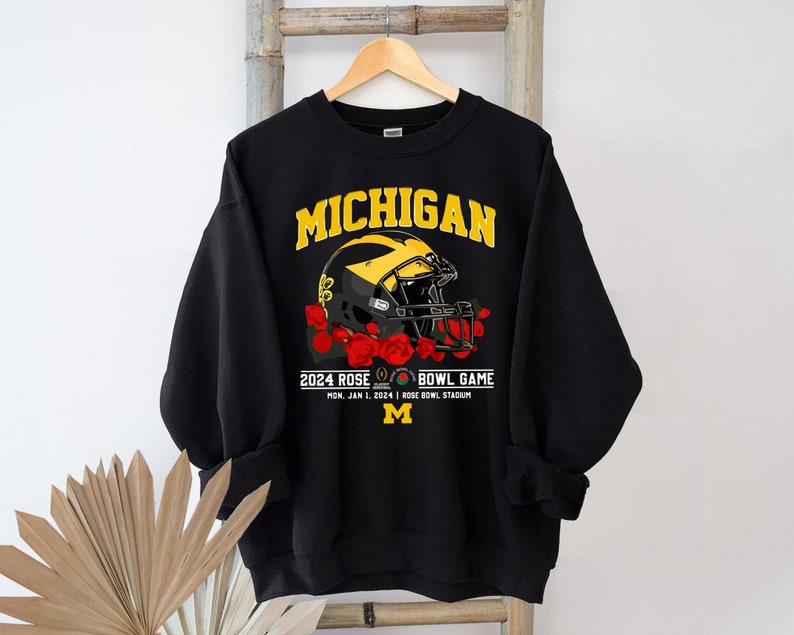 Michigan Wolverines Rose Bowl 2025 Flower Shirt, Sweatshirt, Hoodie