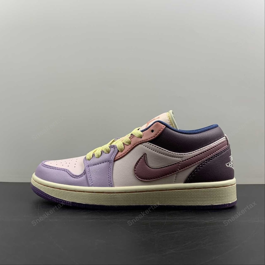 jordan 1 low pink purple white