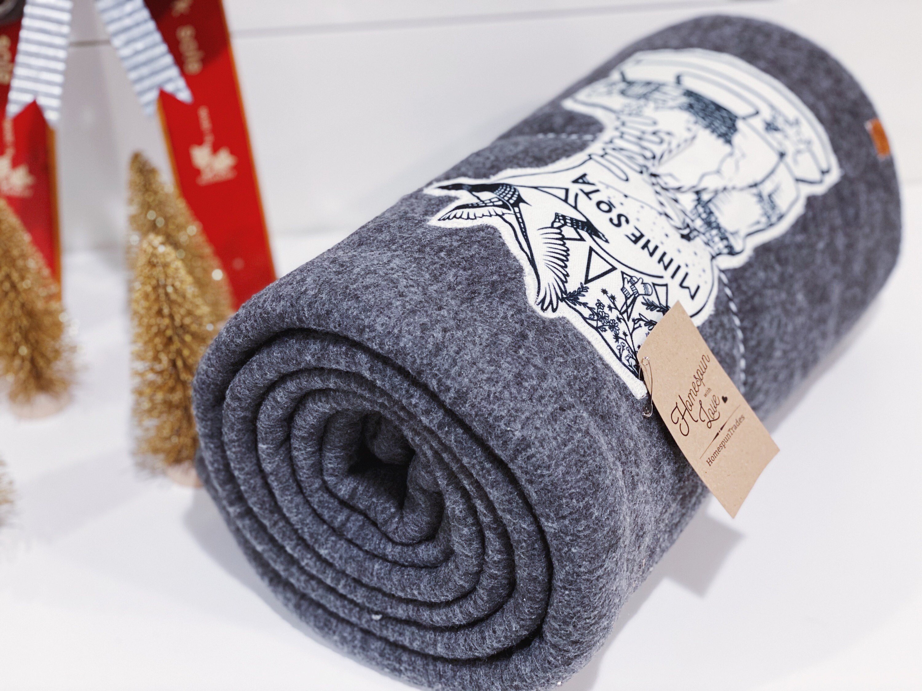 Iconic Minnesota Fleece Blanket 66x90 Etsy