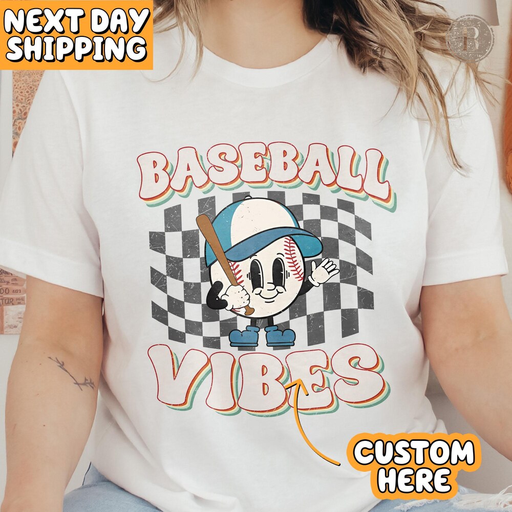 Baseball Game Day Sweatshirt, Baseball Vibes Sweatshirt, Sweatshirt For Mother'S Day, Retro Sports Mom Hoodie, Mother'S Day Gift Bespoketshirt