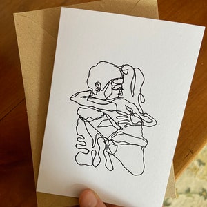 Biglietto abbraccio - Stampa A6