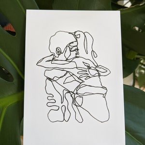 Hug Postcard / A6 Print