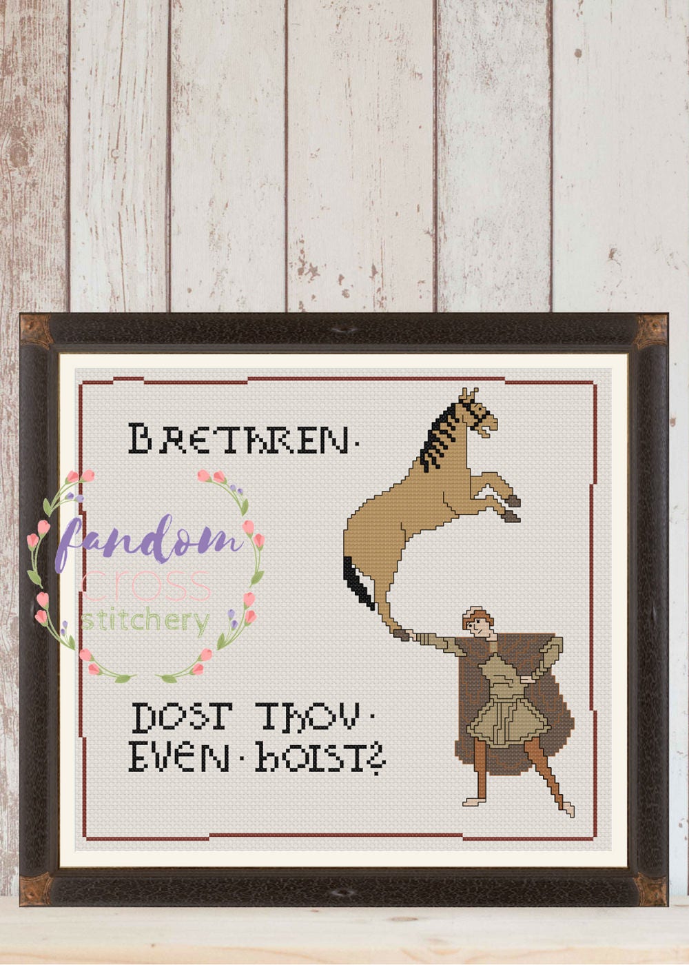 Brethren Dost Thou Even Hoist Cross Stitch PDF Pattern - Etsy Canada