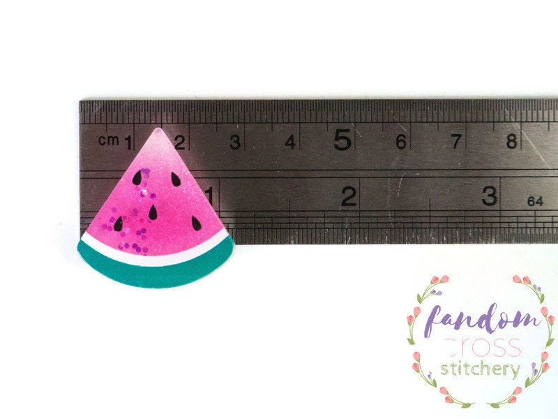 glitter watermelon needle minder magnetic needleminder etsy