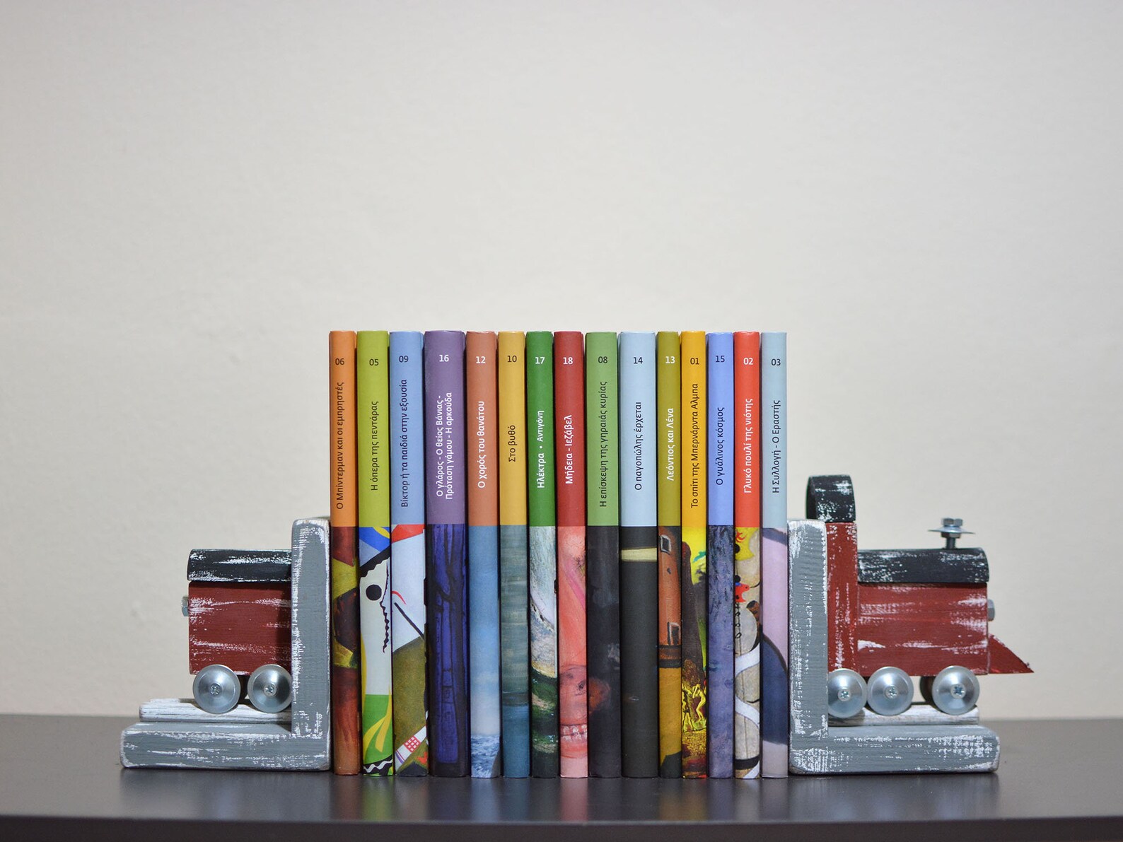 Wooden Bookcase train Wooden Stand for Books Etsy