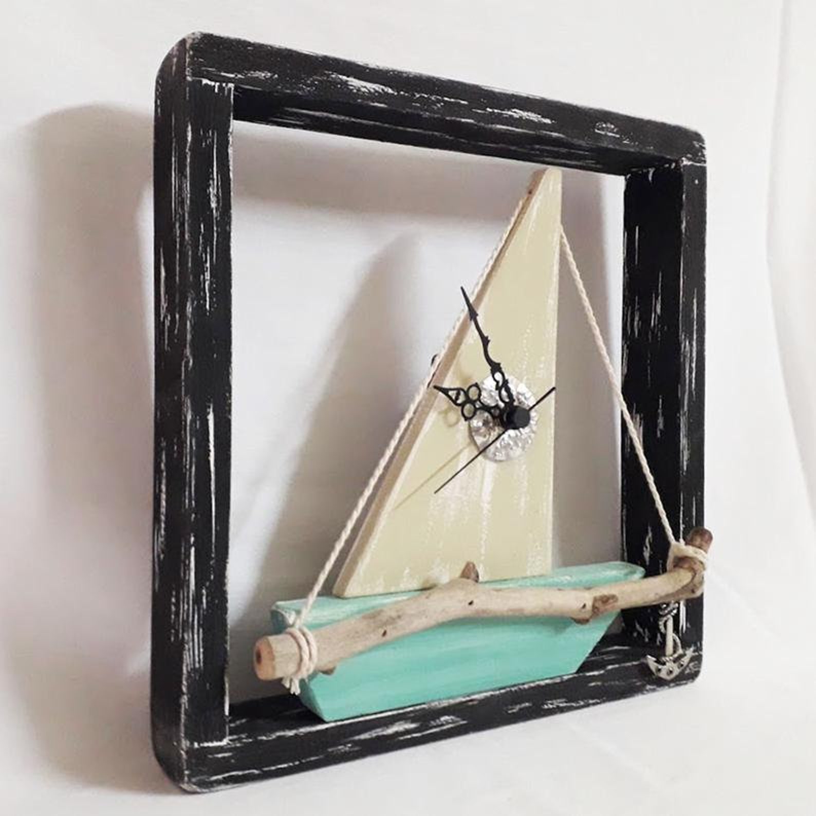 Wall Wooden Clock ship Wall Decor Wall Etsy