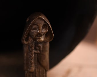 Hel Norse mythology - myths inspired bronze pendant - Viking Pagan Germanic
