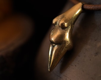 Venus pendant - bronze pendant