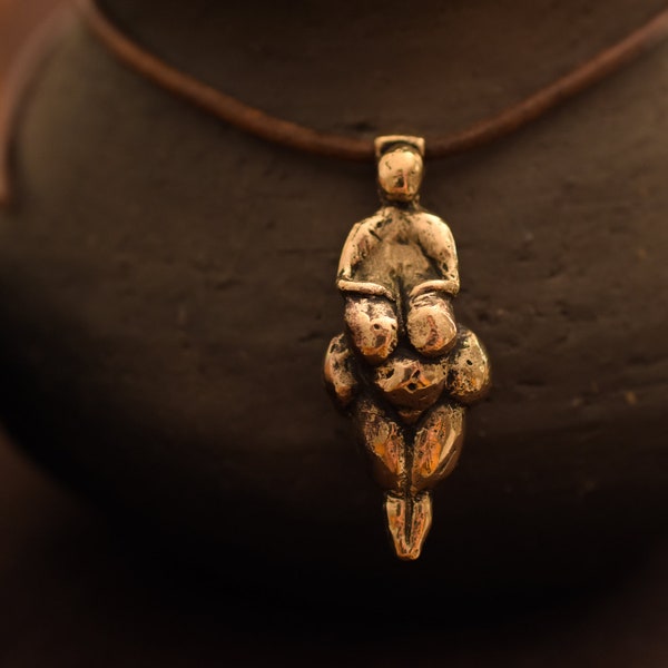 Venus de Lespugue Pendentif - bronze Brillant