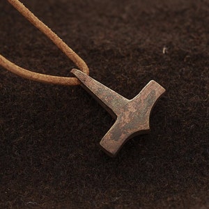 Mjölnir- Marteau de Thor Medium - inspiration viking - bronze ancien