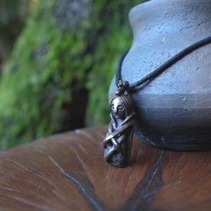 Angrboda giantess pendant - norse mythology inspired Fenrir Loki Jormungand