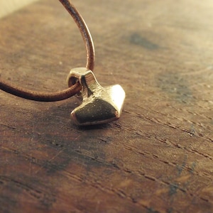 Mini Thor&#39;s hammer bronze pendant replica