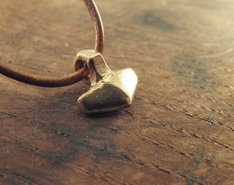 Mini Thors Hammer Bronze Anhänger Replik