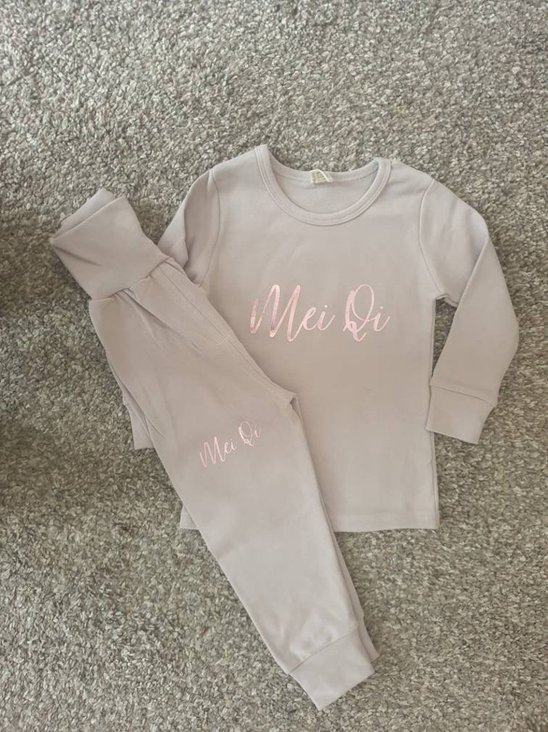 Personalised loungewear sets for children unisex loungewear | Etsy