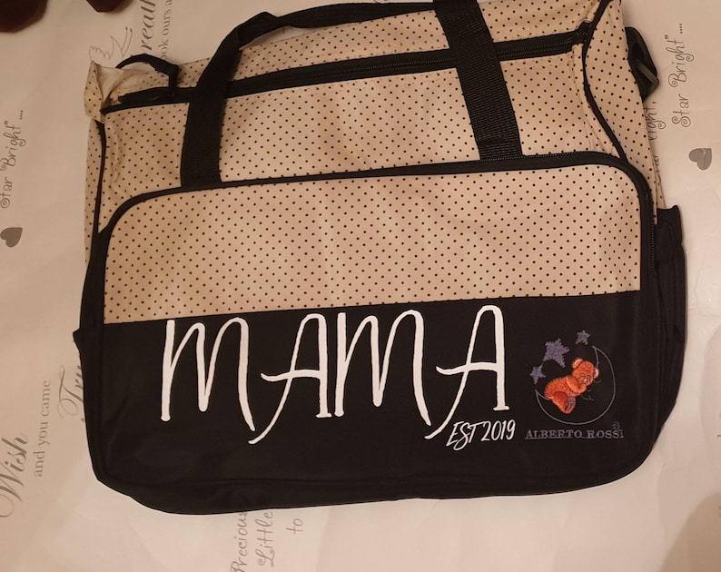 personalised changing bag