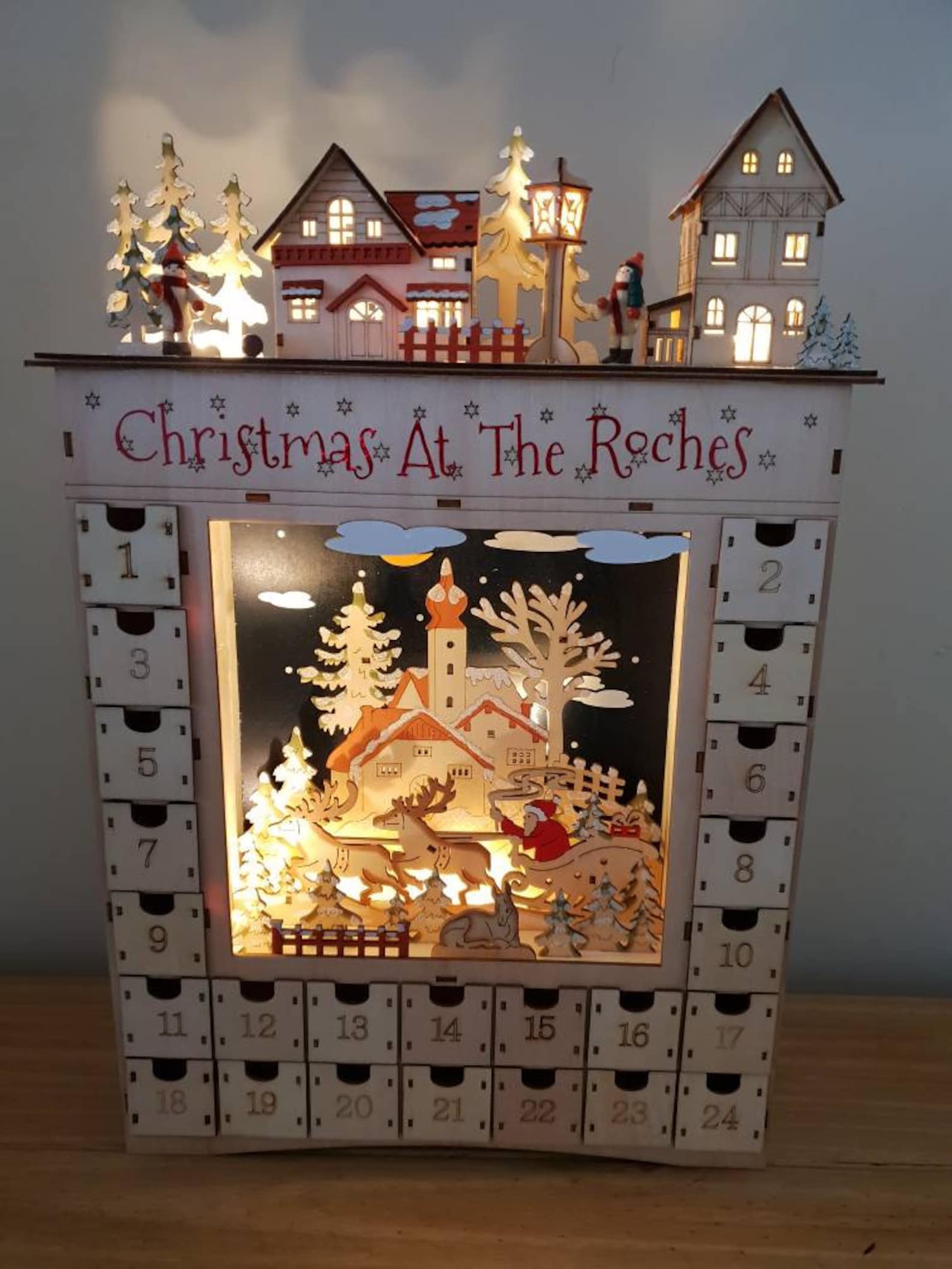 Wooden Advent Calendars to Use Year after Year German Christmas Markets
