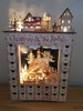 Christmas advent calendar, wooden advent calendar, fill yourself advent calendar, winters Dream light up wooden advent calendars, 
